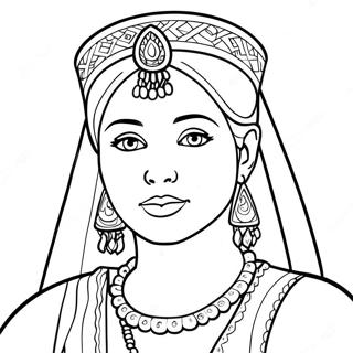 Página para Colorir da Esther | Página para colorir de Ester
