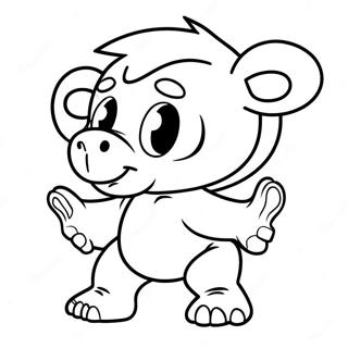 Bam Bam Páginas para Colorir