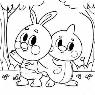 Página para Colorir dos Backyardigans | Página para colorir de Backyardigans