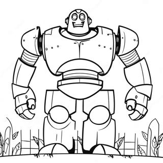 Gigante de Ferro Páginas para Colorir