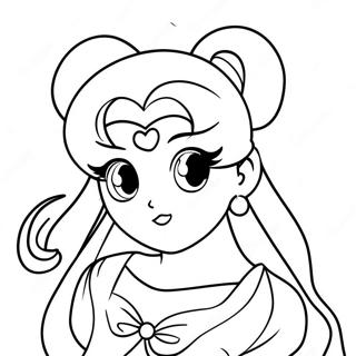 Princesa Serenity Sailor Moon Páginas para Colorir