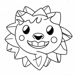 Página para Colorir do Sol e da Lua FNAF | Página para colorir de Sol e Lua FNAF