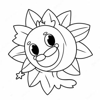 Página para Colorir do Chibi Sol e Lua FNAF | Página para colorir de Sol e Lua FNAF