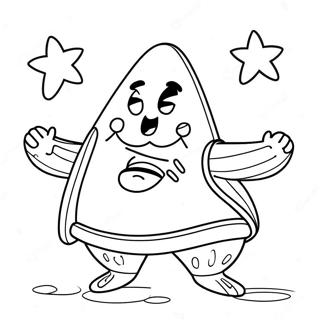 Página para Colorir do Patrick Estrela | Página para colorir de Patrick