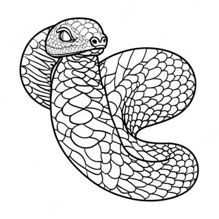 Página para Colorir de Python | Página para colorir de Python