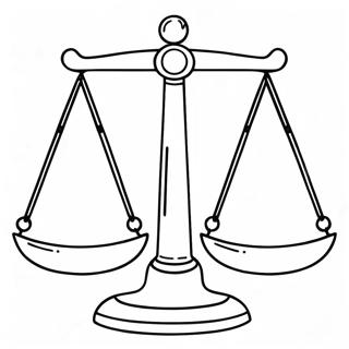 Página para Colorir Balanças de Libra | Página para colorir de Libra