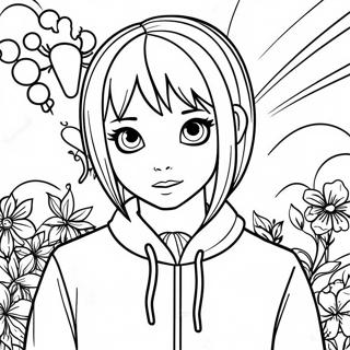 Página para Colorir Emo | Página para colorir de Emo