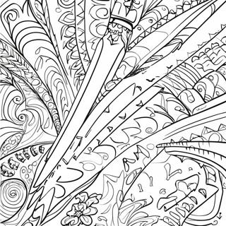 Página para Colorir Flecha | Página para colorir de Flecha