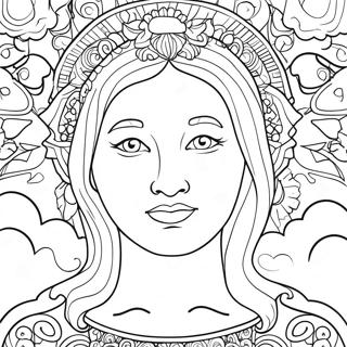 Deus é Amor Páginas para Colorir