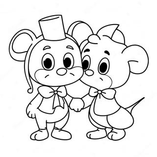 Valentines da Disney Páginas para Colorir