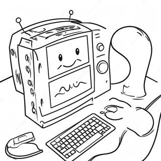 Página para Colorir de Programação | Página para colorir de Programação