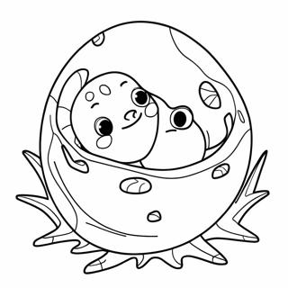 Ovo de Dinossauro Páginas para Colorir