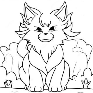 Kurama Páginas para Colorir