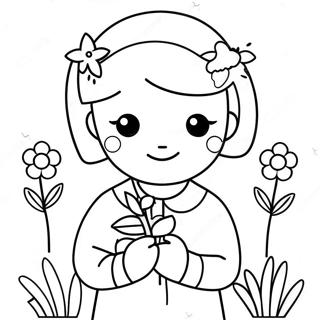 Menina Páginas para Colorir