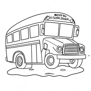 Ônibus Mágico da Escola Páginas para Colorir