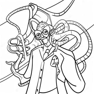 Doc Ock Aranha Páginas para Colorir
