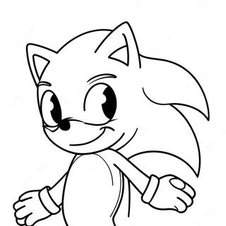 Monstro Sonic Páginas para Colorir