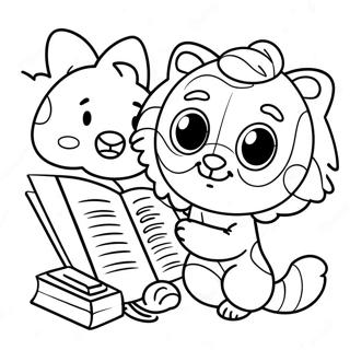 Página para Colorir do Baby Einstein | Página para colorir de Bebê Einstein