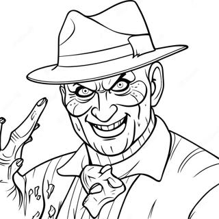 Freddy Krueger Páginas para Colorir