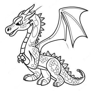 Dragão Ninjago Páginas para Colorir