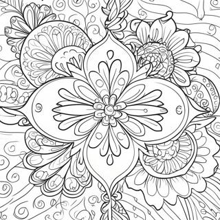 Ornamento Simples Páginas para Colorir