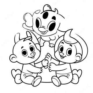 Bebês da Disney Páginas para Colorir