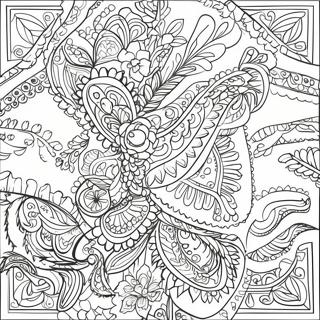 Bandana Páginas para Colorir