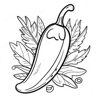 Pimenta Páginas para Colorir