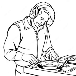 Qual a Altura do DJ Music Man Páginas para Colorir