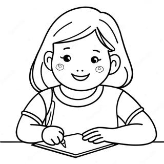 Regras da Escola Páginas para Colorir