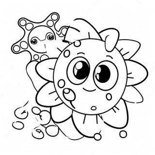 Vírus Páginas para Colorir