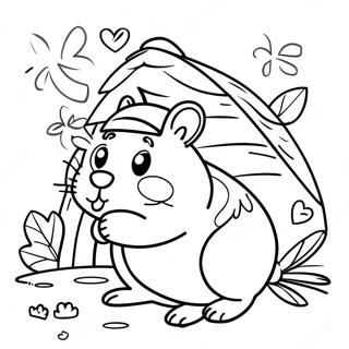Hamster e Gretel Páginas para Colorir