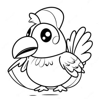 Página para Colorir do Farfetch'd | Página para colorir de Farfetch'd