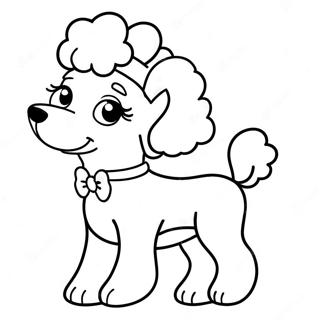 Poodle Páginas para Colorir