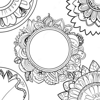 Página para Colorir Círculo | Página para colorir de Círculo