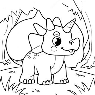 Tricerátopo Páginas para Colorir