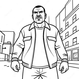 GTA Páginas para Colorir