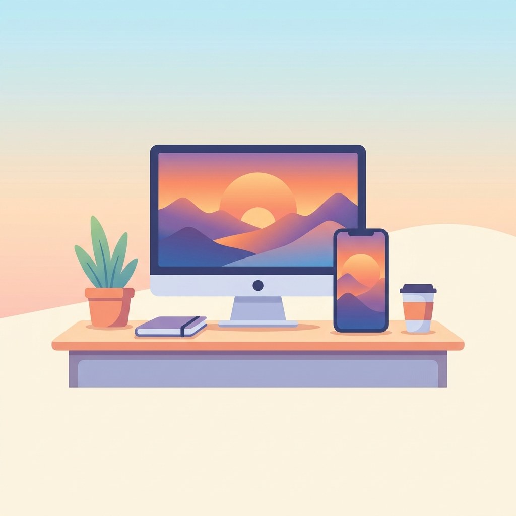 Ferramentas para wallpapers illustration